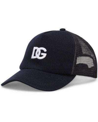 Dolce & Gabbana Logo-embroidered Baseball Cap - Blue