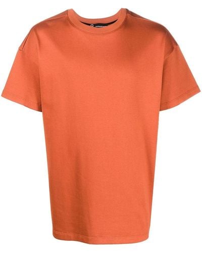 Styland T-shirt en coton biologique à col rond - Orange