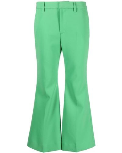 DSquared² Pantalones acampanados estilo capri - Verde
