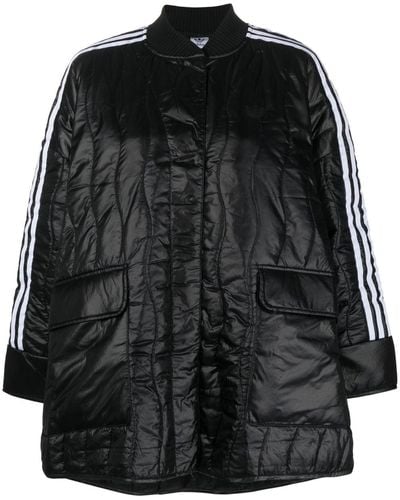 adidas Quilted 3-stripe Jacket - Black
