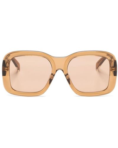 Stella McCartney Lunettes de soleil à monture carrée - Rose