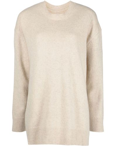 Jil Sander Klassischer Pullover - Natur