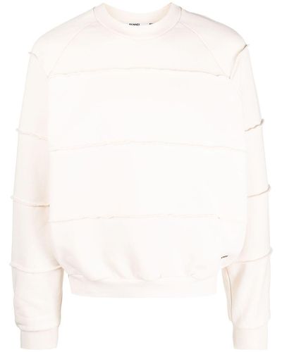 Sunnei Logo-print Cotton Sweatshirt - White