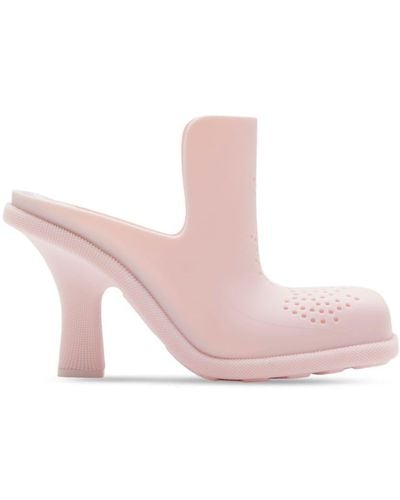 Burberry Highland Mules - Pink