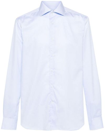 Corneliani Camicia con colletto ampio - Bianco