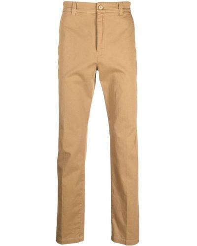 DIESEL Pantalones chinos con logo bordado - Neutro