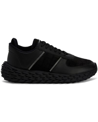 Giuseppe Zanotti Frankie Leather Chunky Trainers - Black