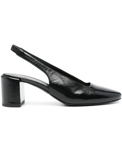 Halmanera Bali21 65mm Leather Court Shoes - Black