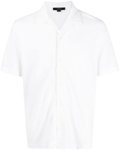 Vince Cotton Short-sleeve Shirt - White