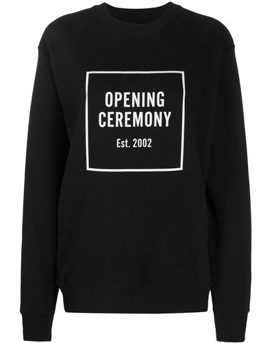 Opening Ceremony Getailleerde Sweater - Zwart