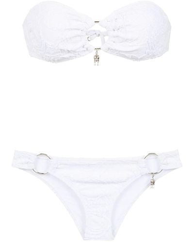 Amir Slama Strapless Bikini Set - White