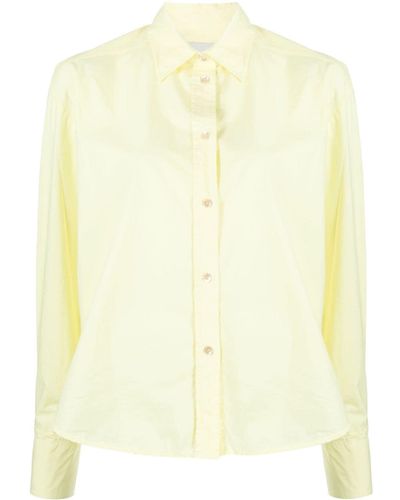 Forte Forte Long-sleeve Cotton Shirt - Yellow