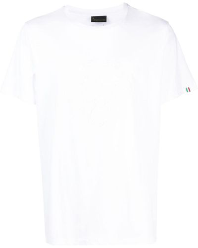 Billionaire Embroidered-motif Short-sleeve T-shirt - White