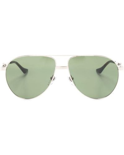 Gucci Gafas de sol con montura oversize - Verde
