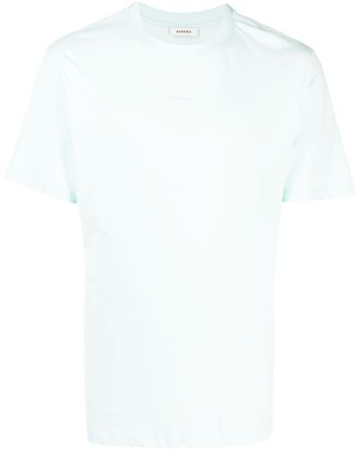 Sandro T-Shirt mit Logo-Print - Weiß