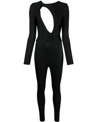 Noire Swimwear Jumpsuit mit Cut-Outs - Schwarz
