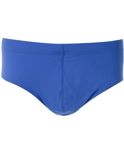 Amir Slama Pantalones lisos - Azul