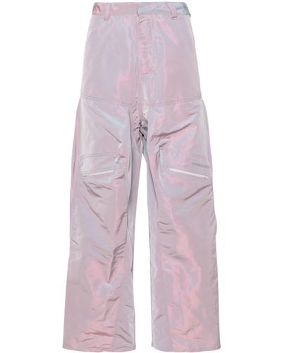 Y. Project Pop-up Straight-leg Trousers - Purple