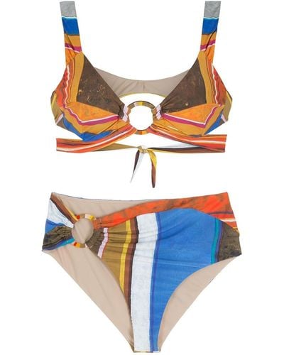 Amir Slama Bikini a righe - Multicolore