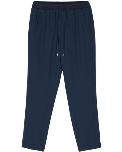 Liu Jo Pantalones ajustados de talle medio - Azul