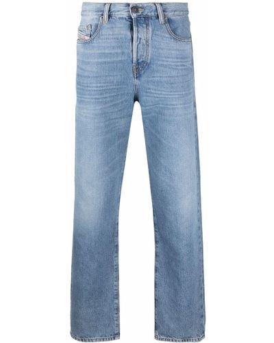 DIESEL 2020 D-viker 09c15 Straight-leg Jeans - Blue