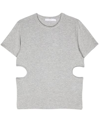 IRO Camiseta Bonnie con abertura - Gris