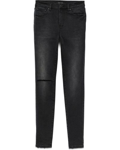Purple Brand Ripped-detail Skinny Jeans - Black