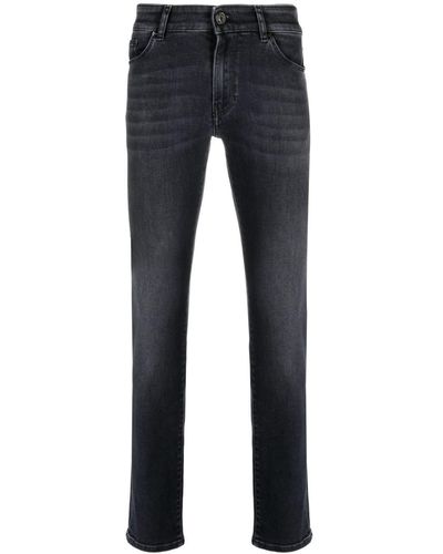 PT Torino Low-rise skinny jeans - Blu