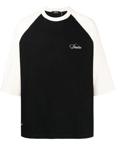 FIVE CM Camiseta con logo bordado - Negro