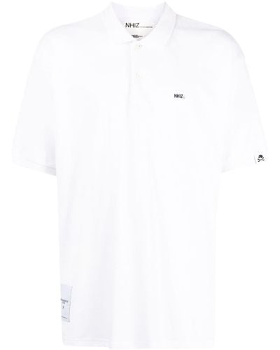 Izzue Embroidered-logo Polo Shirt - White
