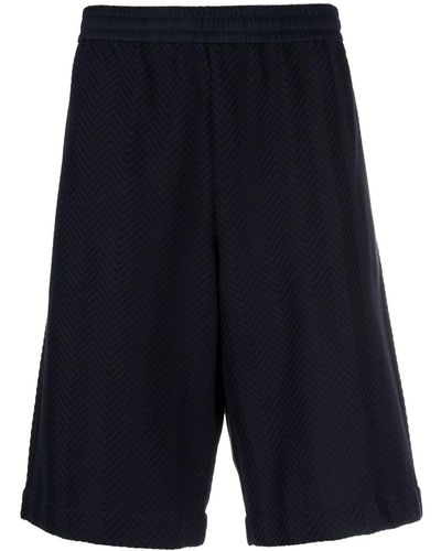 Missoni Elasticated-waist Shorts - Blue