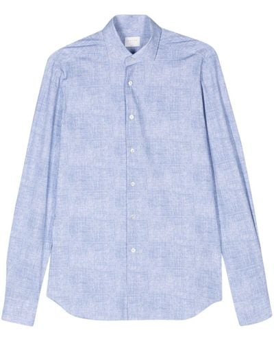 Xacus Overhemd Met Knopen - Blauw