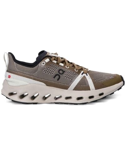 On Shoes Cloudsurfer Trail Mesh Trainers - Brown