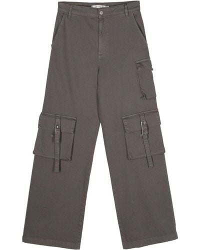 Gestuz Mirzagz Hight-rise Cargo Trousers - Grey