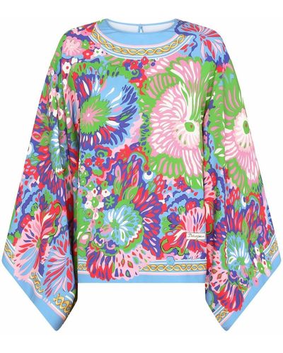 Dolce & Gabbana Top Met Bloemenprint - Wit