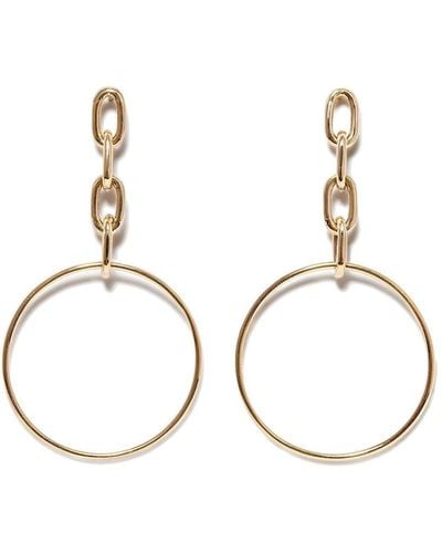 Zoe Chicco 14kt Yellow Gold Chain Drop Earrings - Metallic