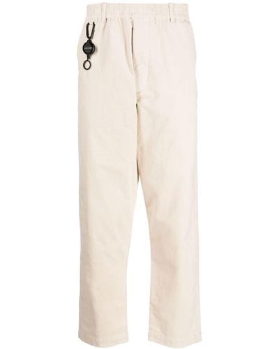 Izzue Straight-leg Cotton Pants - White