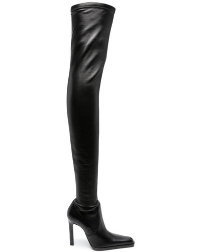 Saint Laurent 120mm Over-the-knee Boots - Black