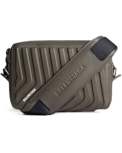 Balenciaga Car Leather Camera Bag - Gray