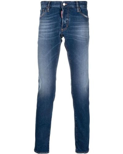 DSquared² Slim-cut Denim Jeans - Blue