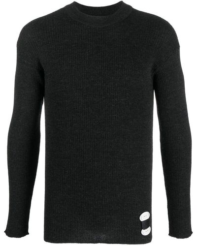 Maison Margiela ロゴパッチ セーター - ブラック