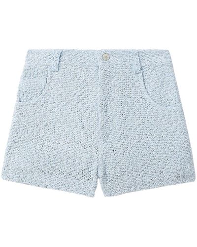 IRO Tweed Shorts - Blauw
