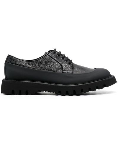 Barrett Panelled Lace-up Oxford Shoes - Black