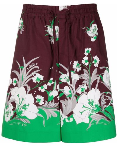 Valentino Garavani Shorts mit Blumen-Print - Mehrfarbig