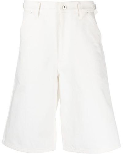 Jil Sander Bermuda a vita alta - Bianco