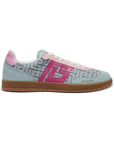 Balmain Swan Labyrinth Sneakers - Pink