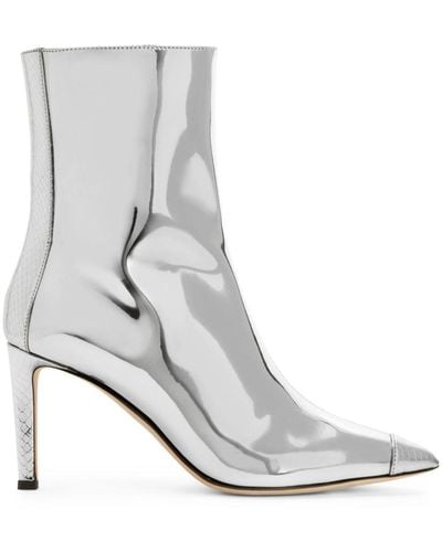 Giuseppe Zanotti Mirea 85mm Leather Boots - White