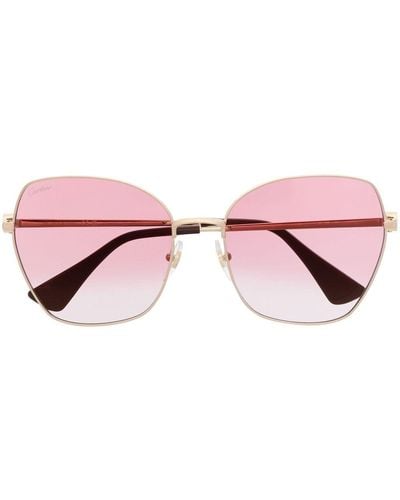 Cartier Gafas de sol Signature C con lentes degradadas - Rosa