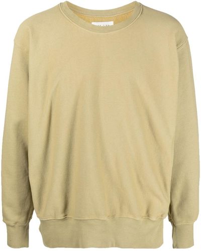 Les Tien Round-neck Long-sleeved Sweatshirt - Natural