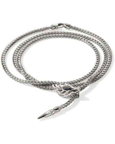 John Hardy Naga Sterling-silver Wrap Bracelet - Metallic